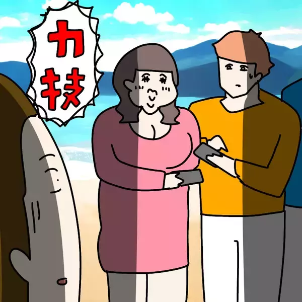 「【漫画】撮った写真を送るという名目で巧みに連絡先をゲット！【非常識な女がウチにきた Vol.26】」の画像