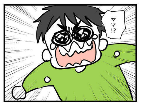 「ママー!!」育児を任され二人きりになった夫に息子がギャン泣き