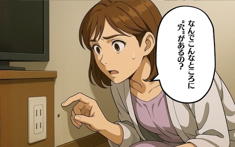 【漫画】家の中に小さな穴を発見　カメラが設置されている？【この家では私がルールです Vol.33】の画像