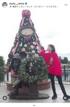 鷲見玲奈、ママ友と子連れディズニーランドを120%満喫