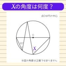 【角度当てクイズ Vol.1936】xの角度は何度？