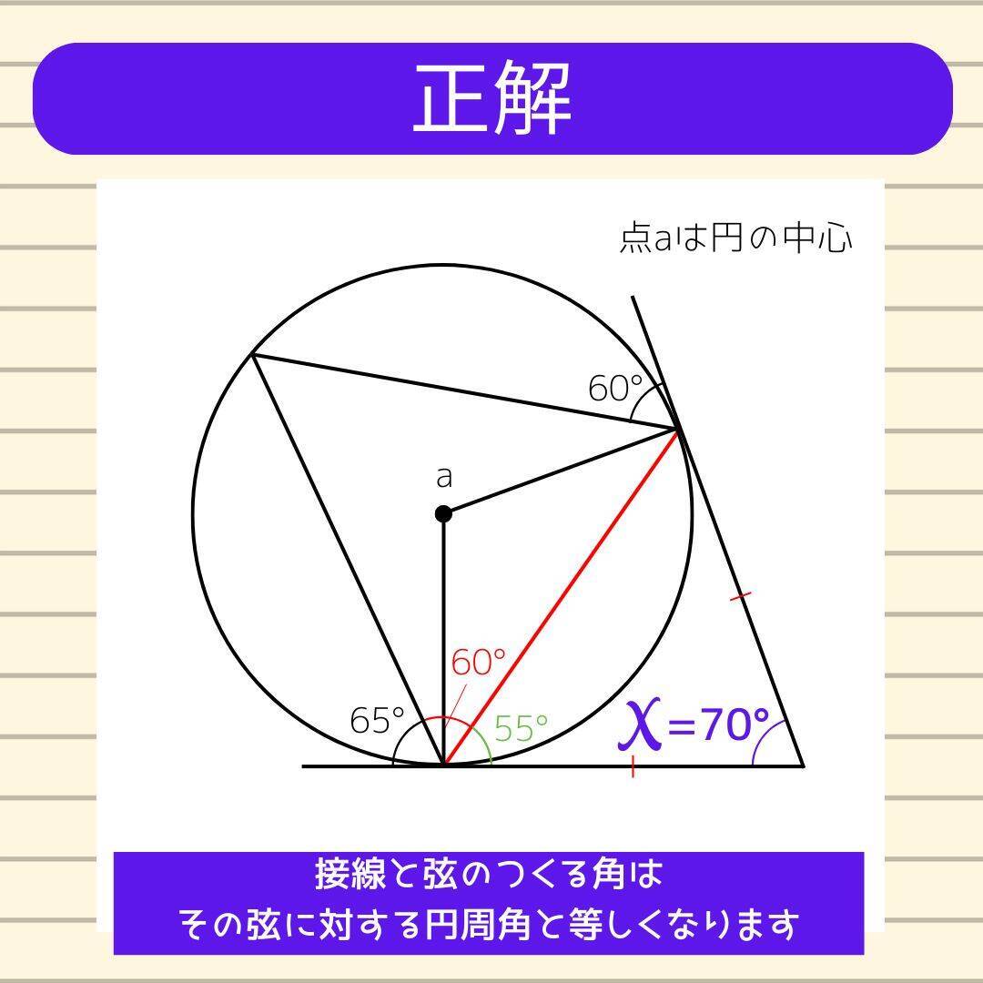 【角度当てクイズ Vol.2337】xの角度は何度？＜全3問＞