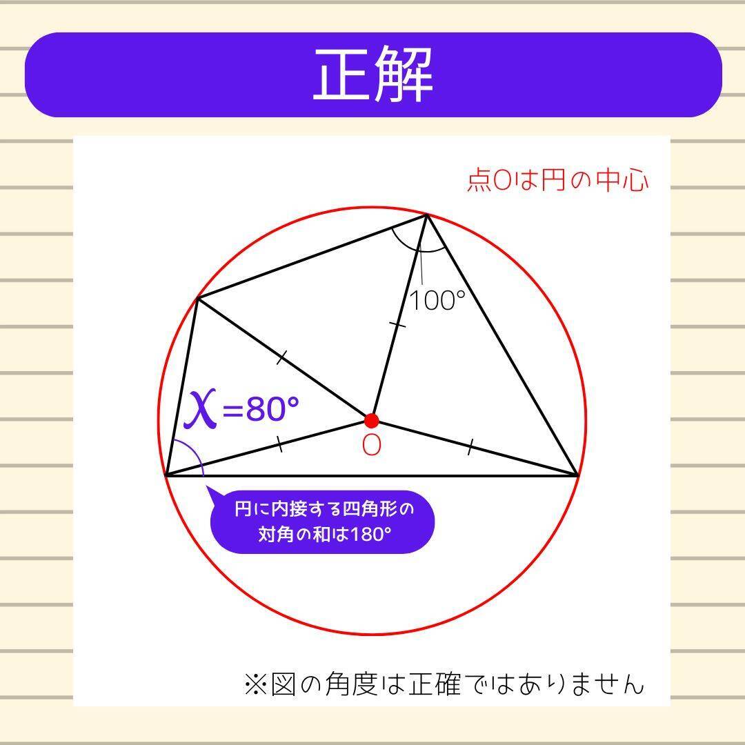 【角度当てクイズ Vol.2033】xの角度は何度？＜全3問＞