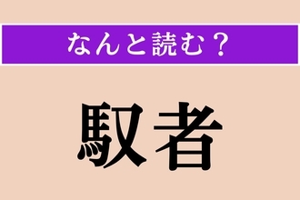 【難読漢字】「馭者」正しい読み方は？ 馬車を扱う人のことを言います