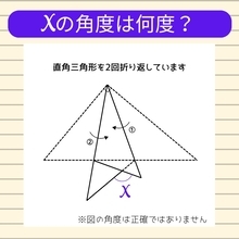 【角度当てクイズ Vol.2114】xの角度は何度？