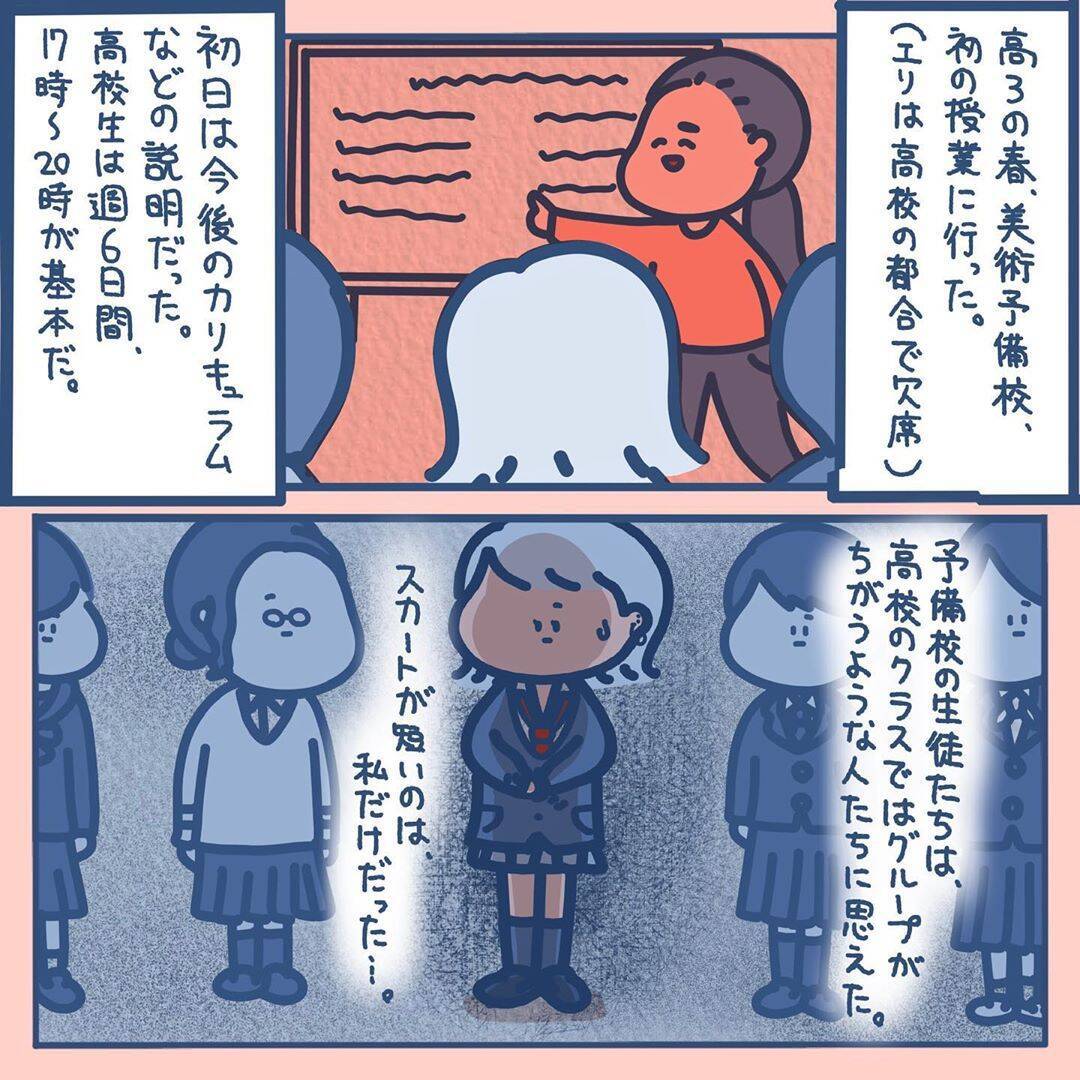 「絵が上手と言われてきたのに…」現実を知ってショック　夢を追うギャルを待ち受ける試練とは【漫画】