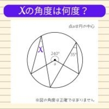 【角度当てクイズ Vol.799】xの角度は何度？