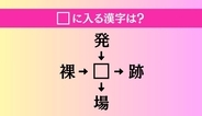 【穴埋め熟語クイズ Vol.3861】□に漢字を入れて4つの熟語を完成させてください