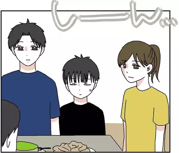 「【漫画】彼氏の友人がさらに1人やってきた…もうどうにでもなれ【自称料理上手な男 Vol.12】」の画像