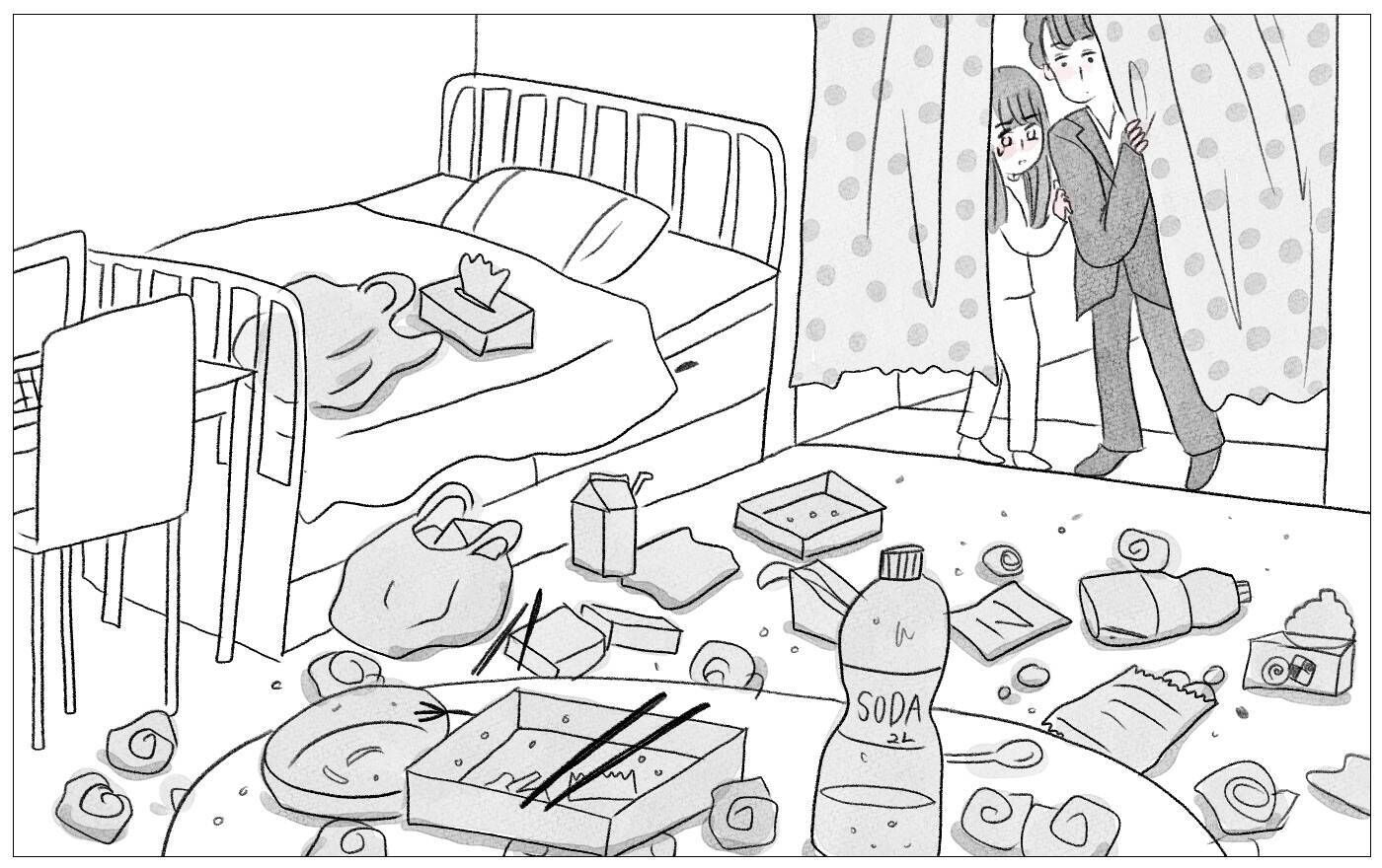 どうして彼が部屋に!? 「本当の私」を見られたくないのに…！