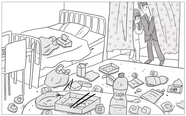 「どうして彼が部屋に!? 「本当の私」を見られたくないのに…！」の画像
