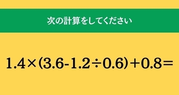 大人ならわかる？ 小学校の「算数」問題＜Vol.2608＞