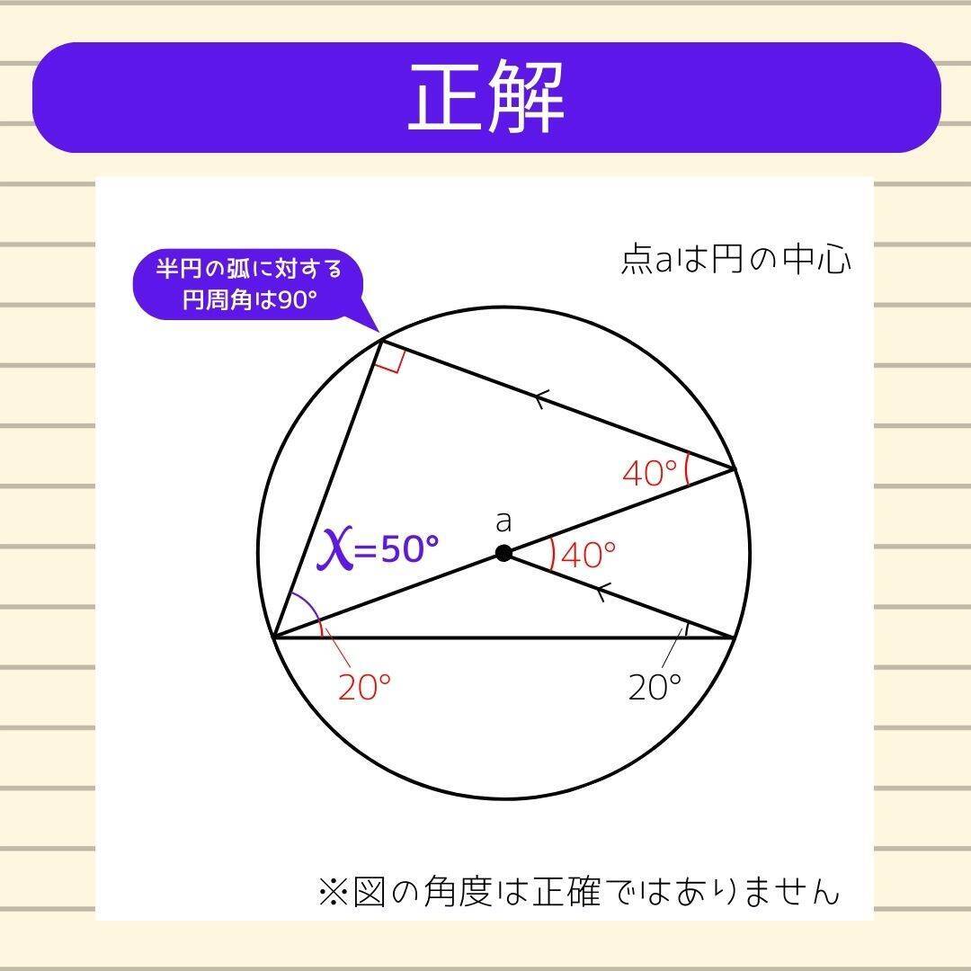 【角度当てクイズ Vol.2029】xの角度は何度？＜全3問＞