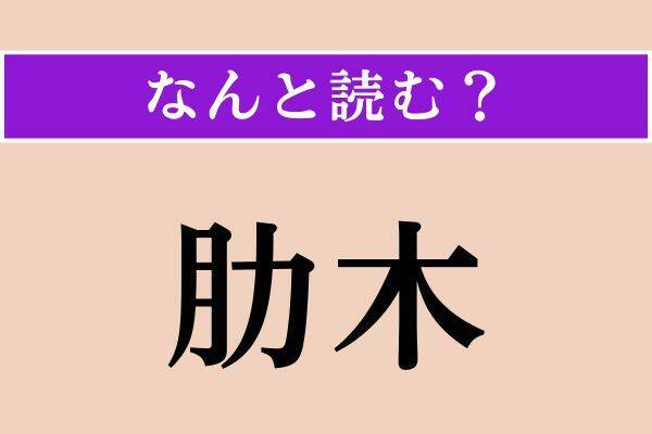 【難読漢字】「夕日」「先んじて」「肋木」読める？