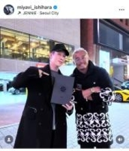 MIYAVI、総合格闘家・秋山成勲とソウルで再会「まさかの遠い親戚でした」