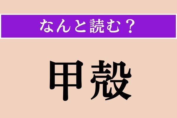 【難読漢字】「出藍」「甲殻」「鈑金」読める？