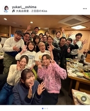 大島由香里、所ジョージの71歳誕生日会に参加「パワフルすぎて鼻血が出そう」