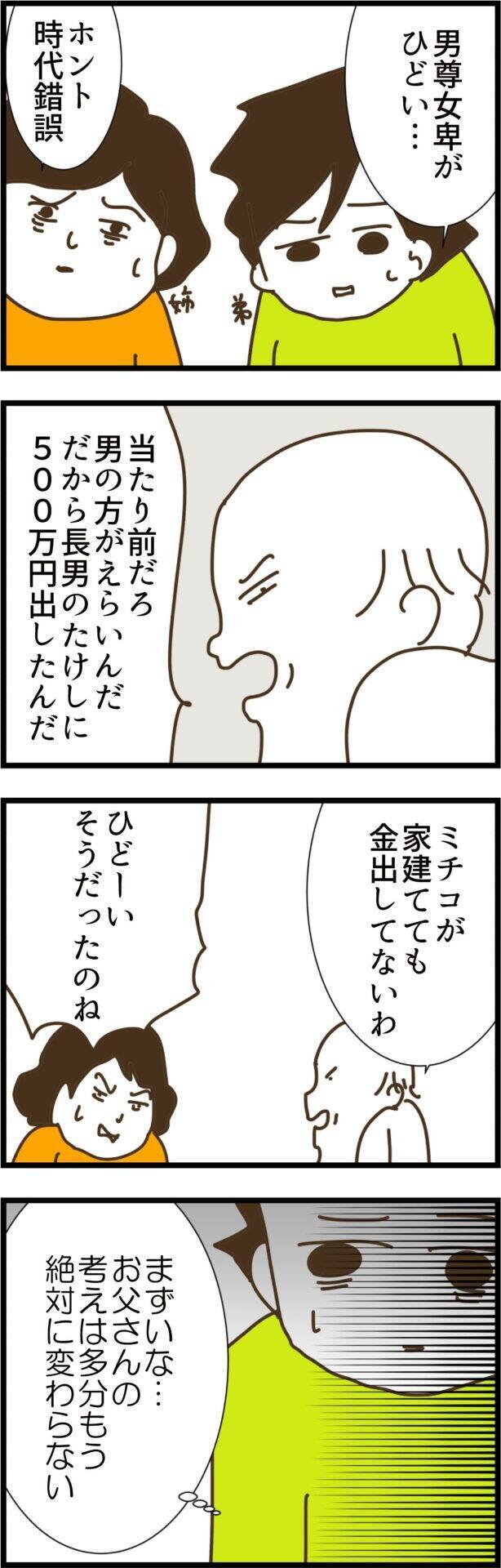 「男の方がえらい」男尊女卑の義父に困惑…この調子では離婚不可避!?
