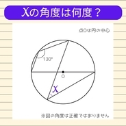 【角度当てクイズ Vol.2244】xの角度は何度？