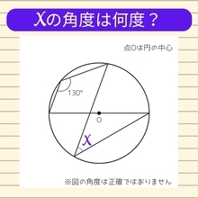 【角度当てクイズ Vol.2244】xの角度は何度？