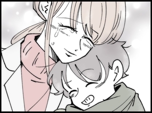 【漫画】親子二人三脚で息子が受験に成功！2人で大喜び【宝くじで3億円当たりました Vol.158】