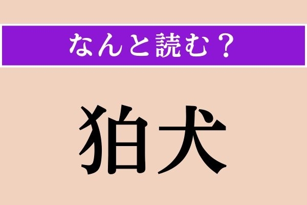【難読漢字】「狛犬」正しい読み方は？ どんな種類の犬だろう？