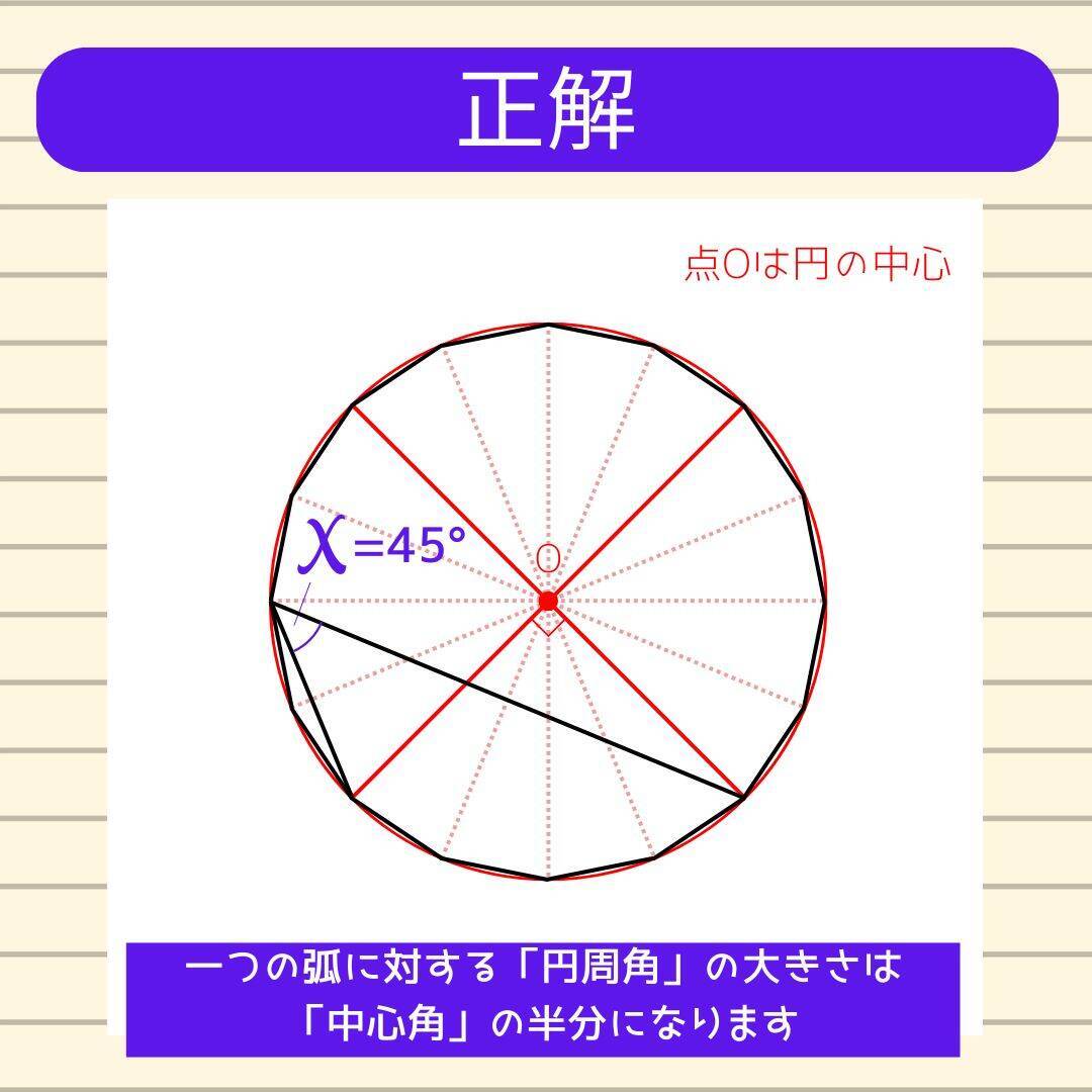 【角度当てクイズ Vol.2243】xの角度は何度？＜全3問＞