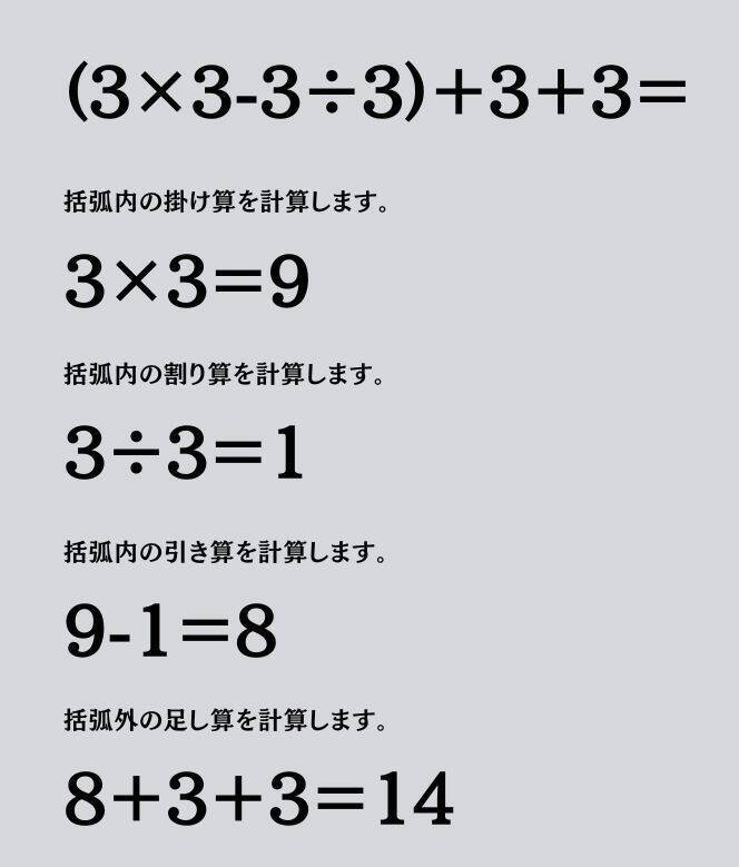 大人ならわかる？ 小学校の「算数」問題＜Vol.2396＞