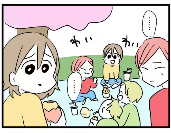 「【漫画】ママの料理は嫌だ！ みんなとハンバーガー食べたい！【親友が結婚して変わった Vol.29】」の画像