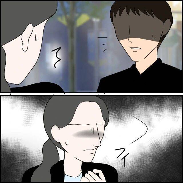 【漫画】すべてを知ってしまった同僚がボソッと「数百件とか怖い」【束縛モラハラ男の洗脳 Vol.65】