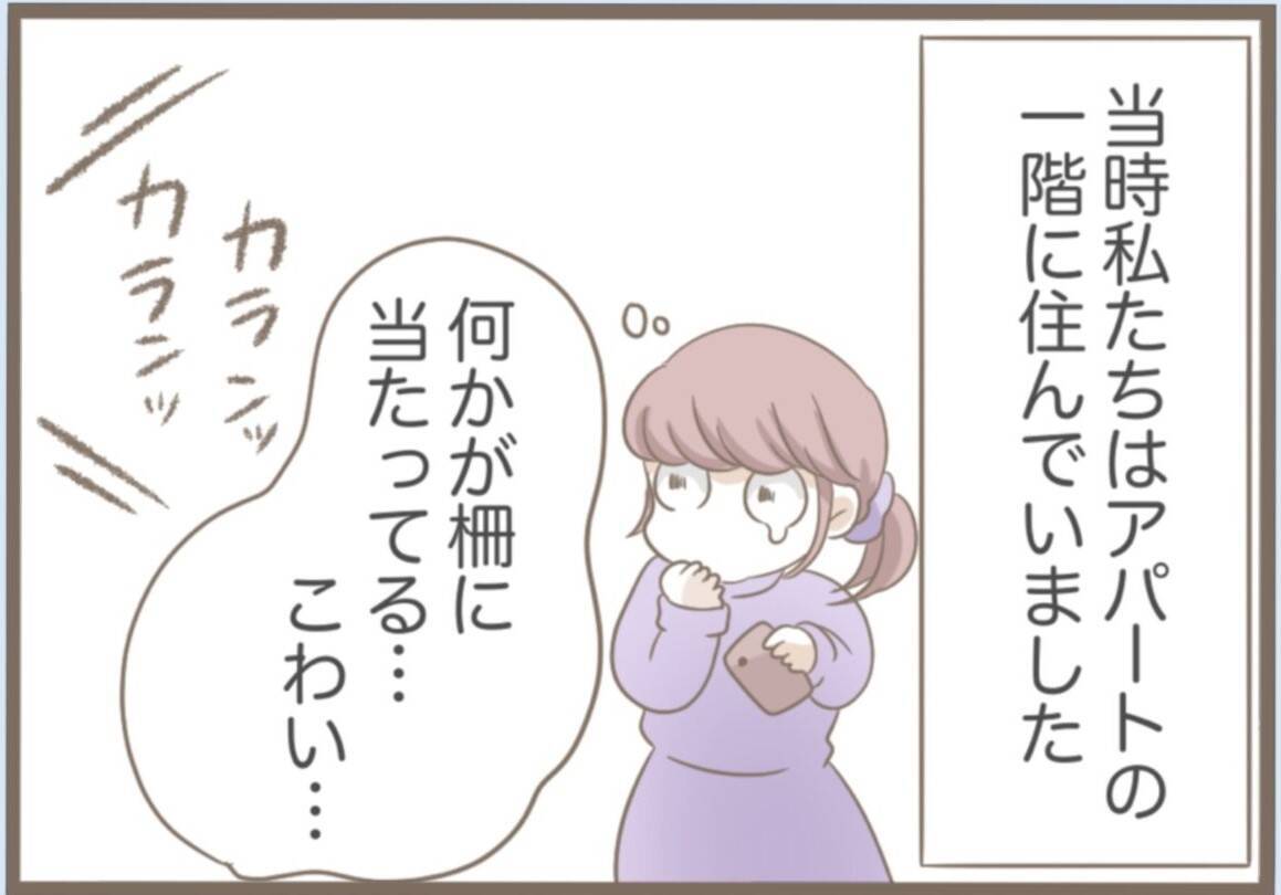 【漫画】ベランダに不審者！怖い！警察に通報して来てもらうことに【前科持ちの義母と同居 Vol.32】