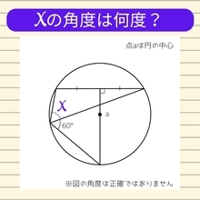 【角度当てクイズ Vol.1000】xの角度は何度？