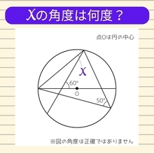 【角度当てクイズ Vol.2234】xの角度は何度？