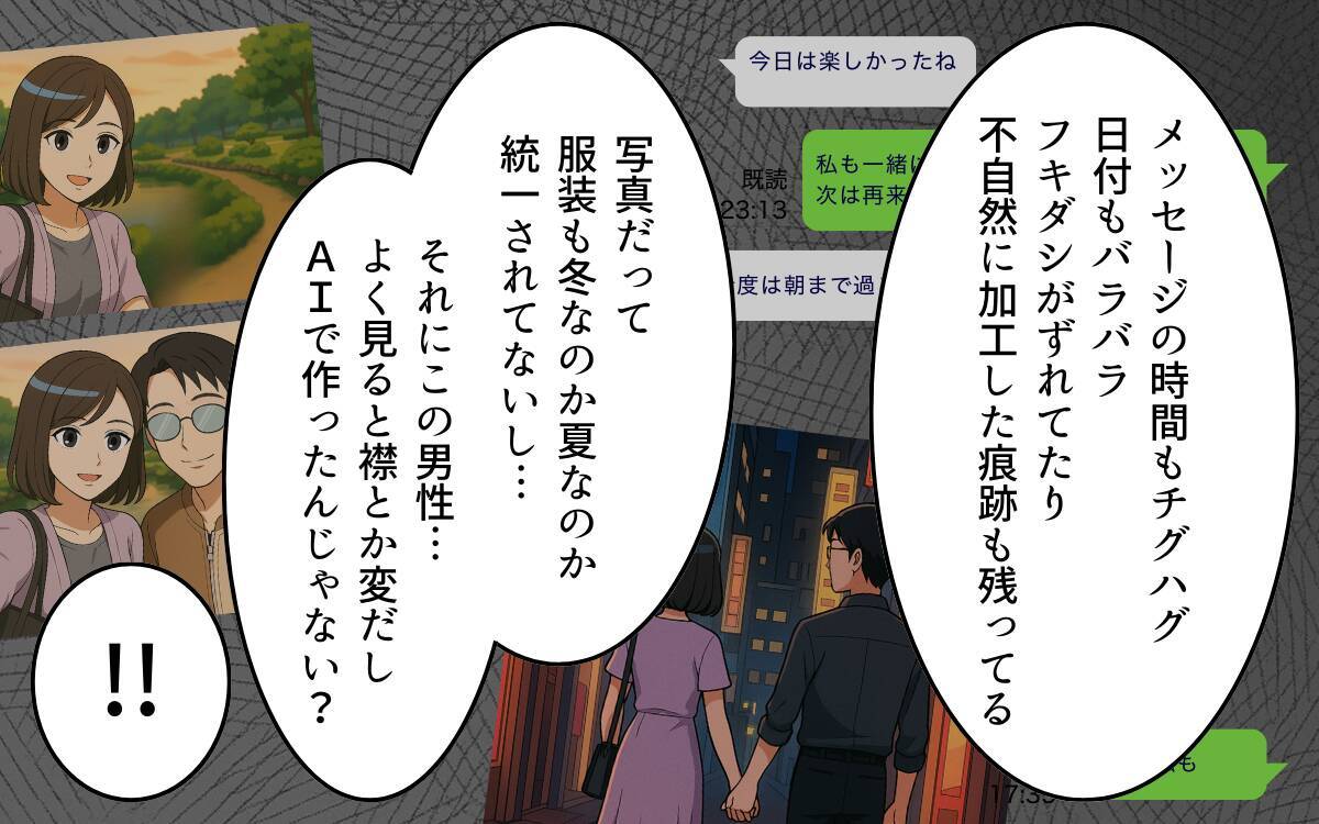 「すぐバレる嘘を！」写真もメッセージも明らかにねつ造…論破された元夫が情けない行動に！
