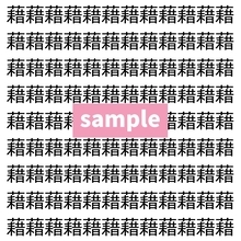 【漢字探し】ずらっと並んだ「藉」の中にまぎれた別の漢字一文字は？