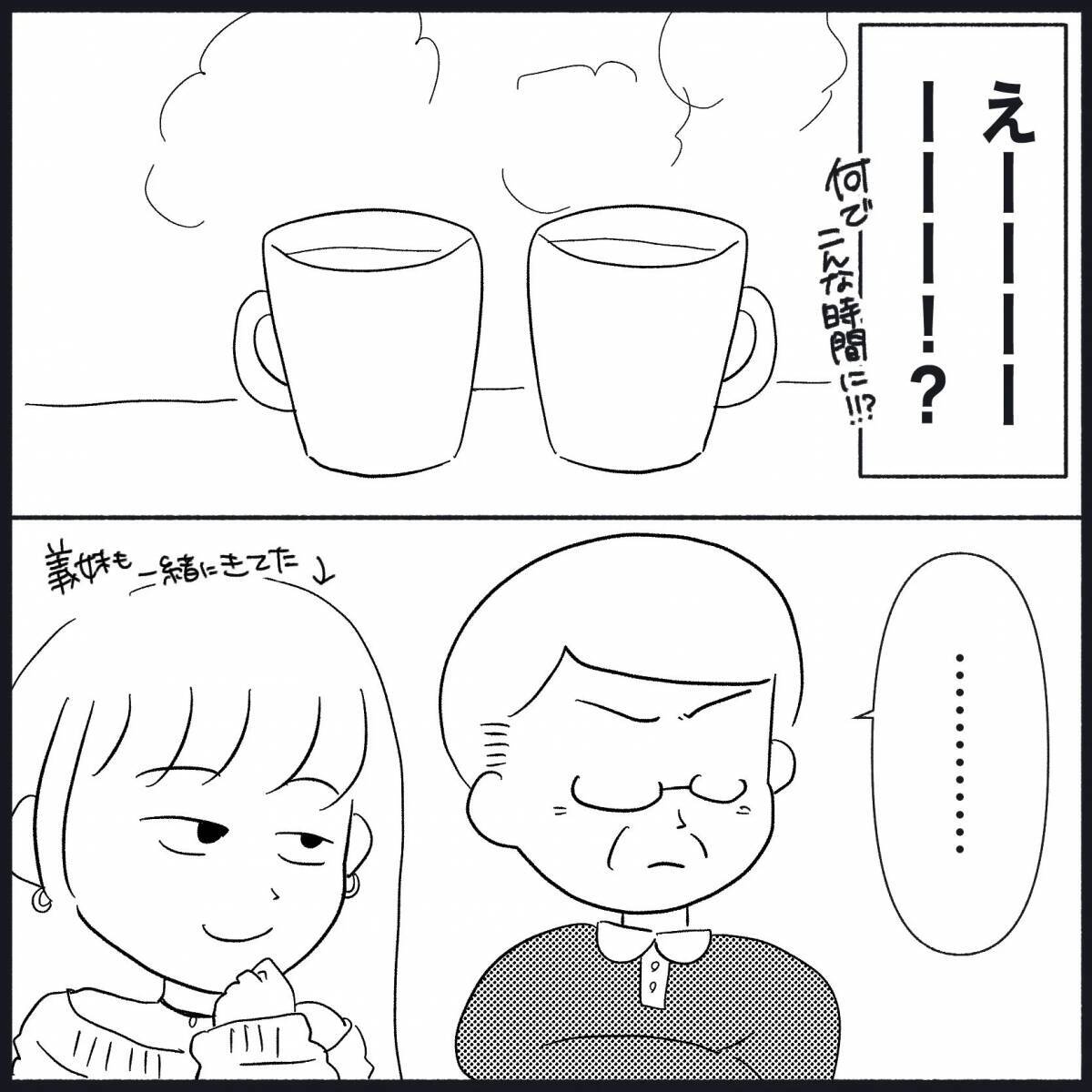 【漫画】子どもたちが寝静まった夜中に謎の訪問者！ 誰がきた？【義父母と義妹親子が嫌だ Vol.26】