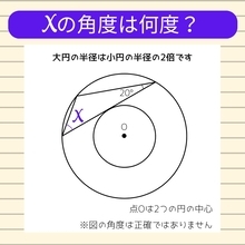 【角度当てクイズ Vol.2330】xの角度は何度？