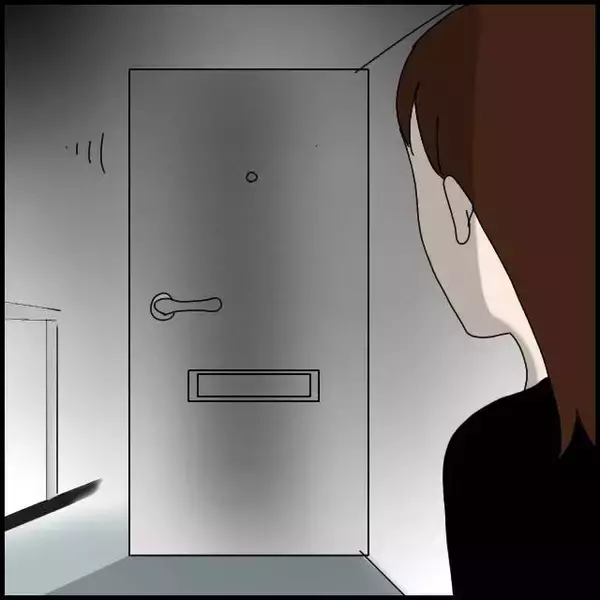 「「今、だれかが玄関ドアを開けた気がする」隣室の男性が怪しいけれど…【漫画】」の画像