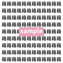 【漢字探し】ずらっと並んだ「籍」の中にまぎれた別の漢字一文字は？
