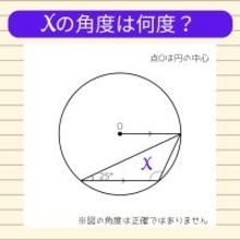 【角度当てクイズ Vol.2120】xの角度は何度？