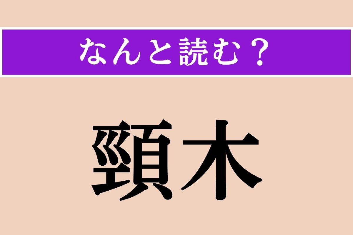 【難読漢字】「頸木」正しい読み方は？ 牛馬の首にあてる横木のことで、「軛」とも書きます