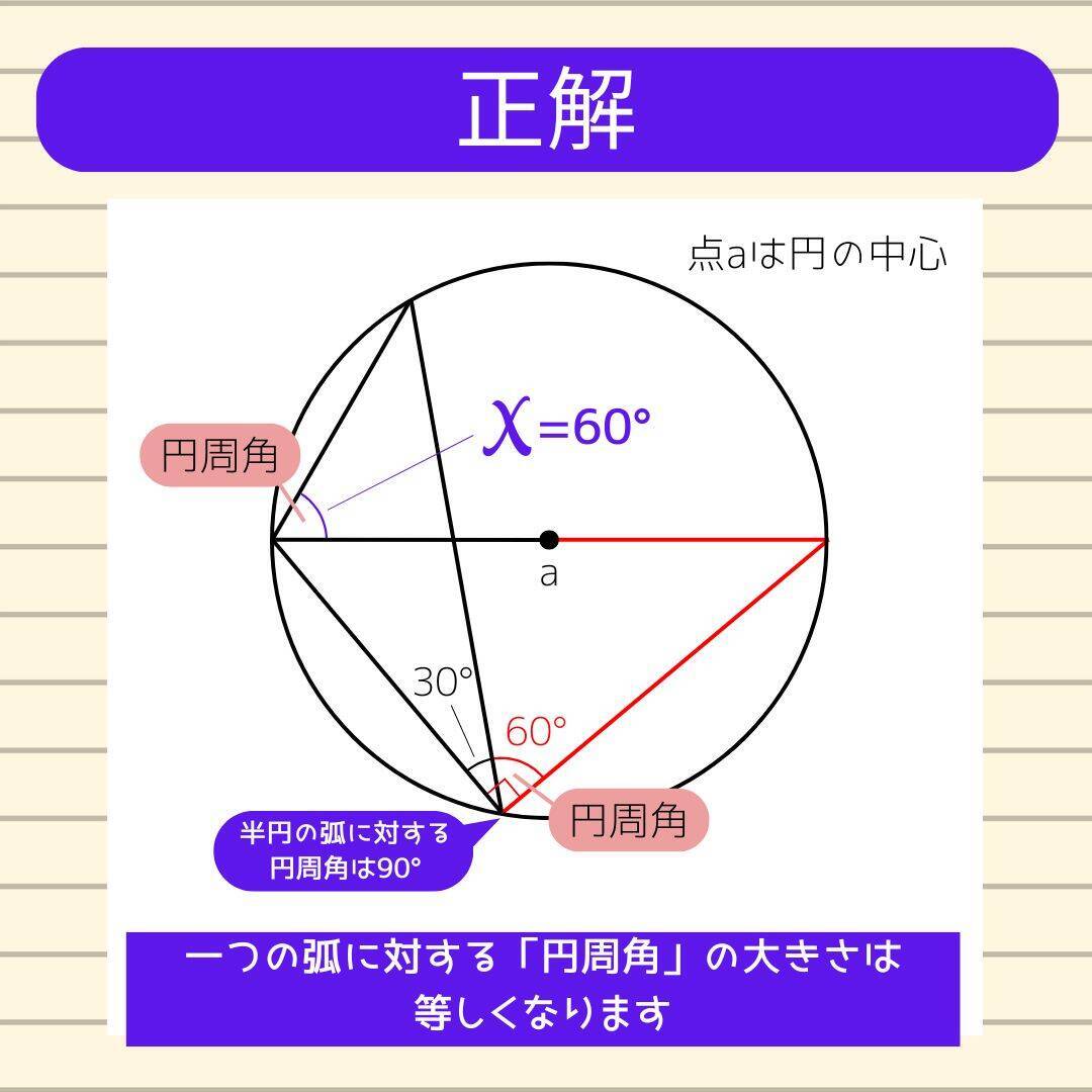 【角度当てクイズ Vol.2317】xの角度は何度？＜全3問＞