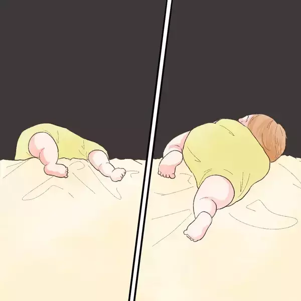 「薬のせいでウトウトしてた…「危ない！」ベッドを見ると娘が！」の画像