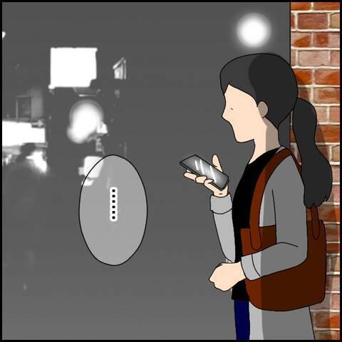 新たな女性が店の前で彼を待ち受ける…正体はいったい？