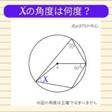 【角度当てクイズ Vol.689】xの角度は何度？
