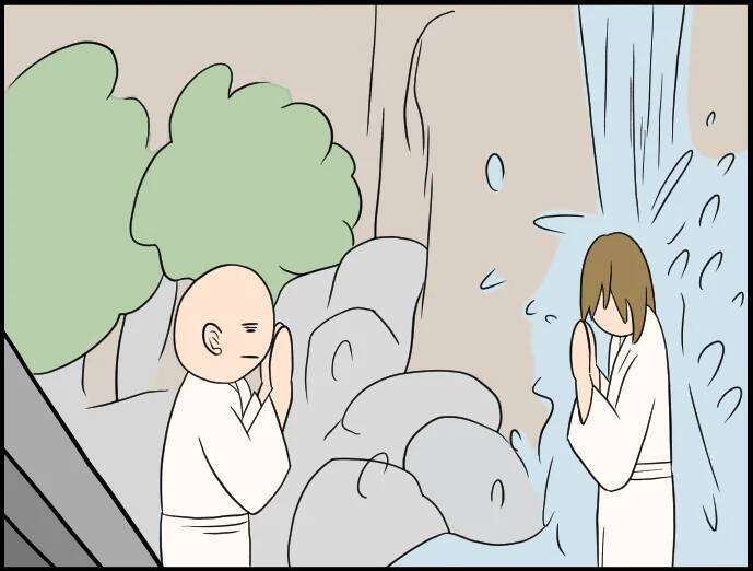 【漫画】デートに滝行いいかも♡　心の迷いや傷が浄化された【価値観離婚 Vol.55】