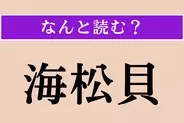 【難読漢字】「海松貝」正しい読み方は？ どの貝だろう…？