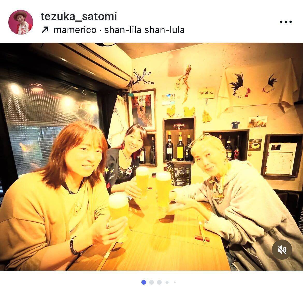 手塚理美、横浜・野毛のイタリアン焼き鳥店で楽しいひととき「ずっと行ってみたかったお店」