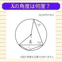 【角度当てクイズ Vol.2024】xの角度は何度？