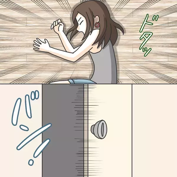 「【漫画】「もうすぐすごく強い彼氏が帰ってくる」と脅すと焦る不審者【護送車に乗った話 Vol.4】」の画像